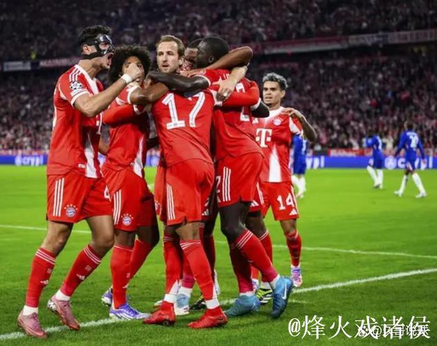 欧冠-凯恩双响，查洛巴送乌龙，帕尔默破门，拜仁3-1击败切尔西